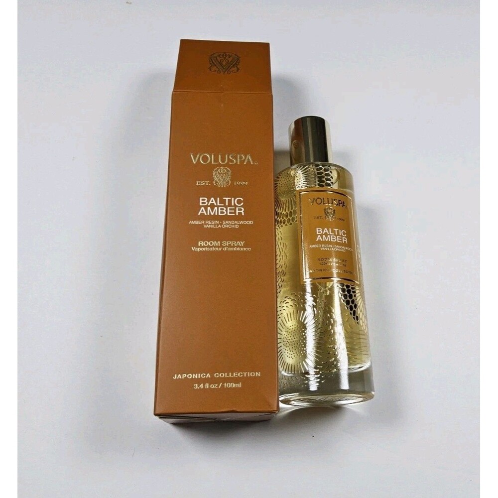 Voluspa Baltic Amber Room Spray Japonica Collection 3.4 fl oz/100ml